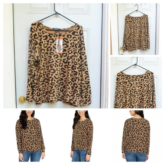 Buffalo David Bitton Tops - NWT BUFFALO  WOMEN 'S CREW  NECK LONG SLEEVE  SIZE XXL